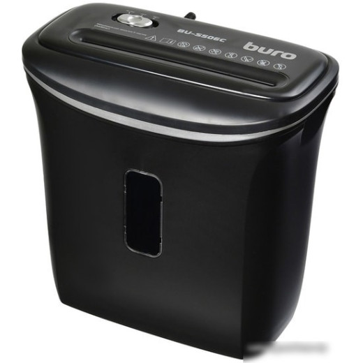 Шредер Buro Home BU-S506C (секр.P-4)/фрагменты/5лист./12лтр./пл.карты