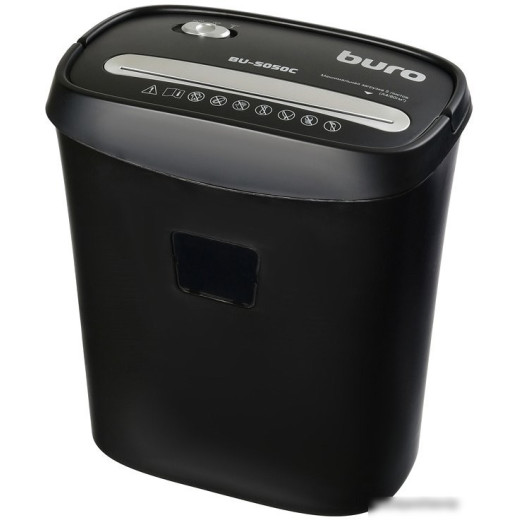 Шредер Buro Home BU-S050C (секр.P-3)/фрагменты/5лист./13лтр./пл.карты