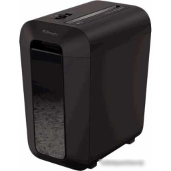 Шредер Fellowes PowerShred LX65 черный (секр.P-4)/перекрестный/10лист./22лтр./скрепки/скобы/пл.карты