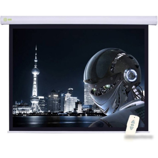 Экран Cactus 124.5x221см Motoscreen CS-PSM-124x221 16:9 настенно-потолочный рулонный (моторизованный привод)