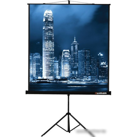 Экран на треноге Lumien 183x244см Master View LMV-100108 4:3 напольный рулонный