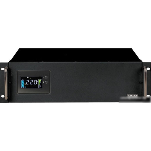 Источник бесперебойного питания Powercom King Pro RM KIN-3000AP LCD 1800Вт 3000ВА черный