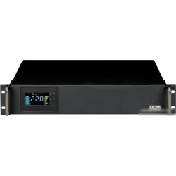Источник бесперебойного питания Powercom King Pro RM KIN-1200AP LCD 720Вт 1200ВА черный