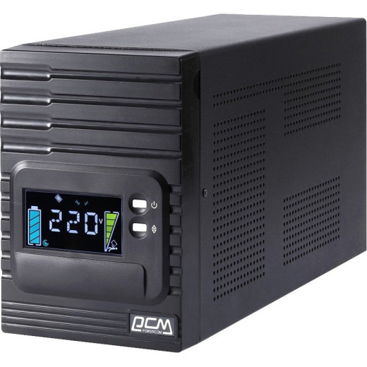 Источник бесперебойного питания Powercom Smart King Pro+ SPT-1000-II LCD 800Вт 1000ВА черный