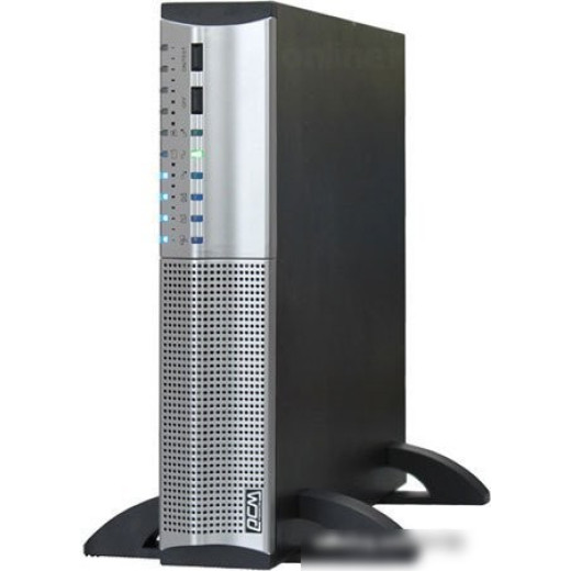 Источник бесперебойного питания Powercom Smart King RT SRT-1000A LCD 900Вт 1000ВА черный