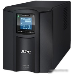 Источник бесперебойного питания APC Smart-UPS C SMC2000I 1300Вт 2000ВА черный