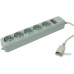 Сетевой фильтр PC PET AP01006-E-GR, 1.8м, серый