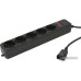 Сетевой фильтр PC PET AP01006-E-BK, 1.8м, черный