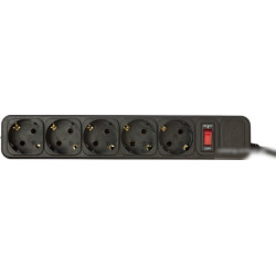 Сетевой фильтр PC PET AP01006-1.8-BK, 1.8м, черный