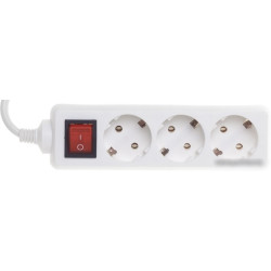 Сетевой удлинитель BURO BU-PS3.5/W, 5м, белый