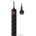 Сетевой фильтр Buro 500SH-1.8-UPS-B 1.8м. (5 розеток) черный