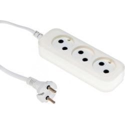 Сетевой удлинитель Buro BU-PSL3.3/W 3м (3 розетки) белый (пакет ПЭ)