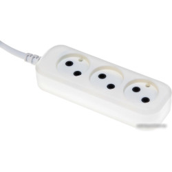 Сетевой удлинитель Buro BU-PSL3.1/W 1.5м (3 розетки) белый (пакет ПЭ)
