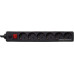 Сетевой фильтр Buro 600SH-16-5-B 5м (6 розеток) черный (коробка)