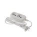 Сетевой удлинитель Buro BU-PSL2.1/W 1.5м (2 розетки) белый (пакет ПЭ)