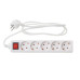 Сетевой удлинитель Buro BU-PS5.1/W 1.5м (5 розеток) белый (пакет ПЭ)