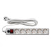 Сетевой фильтр Buro 600SH-16-3-W 3м (6 розеток) белый (коробка)