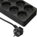 Сетевой фильтр Buro 800SH-5-B 5м (8 розеток) черный (коробка)