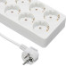 Сетевой фильтр Buro 800SH-1.8-W 1.8м (8 розеток) белый (коробка)