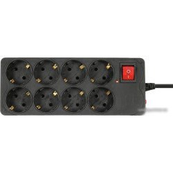 Сетевой фильтр Buro 800SH-3-B 3м (8 розеток) черный (коробка)