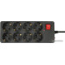 Сетевой фильтр Buro 800SH-3-B 3м (8 розеток) черный (коробка)