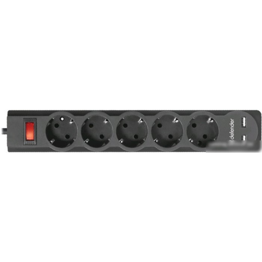 Сетевой фильтр DEFENDER (99753) DFS 753 3 м, 5 розеток