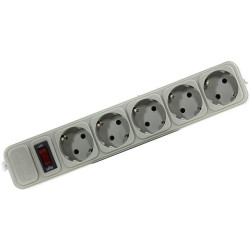 Сетевой фильтр EXEGATE SP-5-1.8G (5 роз/1.8M/евровилка) серый