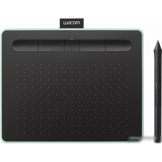 Графический планшет Wacom Intuos CTL-4100WLE-N Bluetooth/USB фисташковый