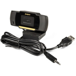 Веб-камера ExeGate EX286180RUS GoldenEye C270, 640х480, USB, микрофон с шумоподавлением, универсальное крепление