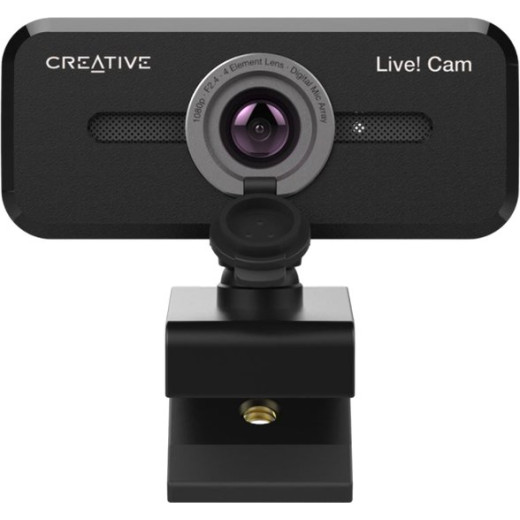 Камера Web Creative Live! Cam SYNC 1080P V2 черный 2Mpix (1920x1080) USB2.0 с микрофоном