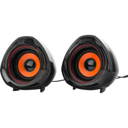 Колонки Акустич. система 2.0 Gembird SPK-105, черный, 5 Вт, регулятор громкости, USB-питание