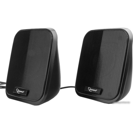 Акустич. система 2.0 Gembird SPK-100, черный, 6 Вт, рег. громкости, USB-питание