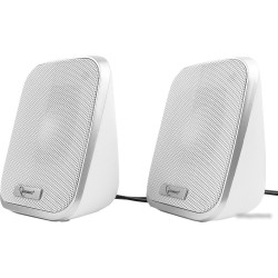 Акустич. система 2.0 Gembird SPK-100-W, белый, 6 Вт, регулятор громкости, USB-питание