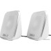 Акустич. система 2.0 Gembird SPK-100-W, белый, 6 Вт, регулятор громкости, USB-питание