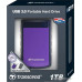 Внешний жесткий диск TRANSCEND StoreJet 25H3P TS1TSJ25H3P, 1Тб, фиолетовый