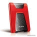 Жесткий диск A-Data USB 3.1 2Tb AHD650-2TU31-CRD HD650 DashDrive Durable 2.5  красный
