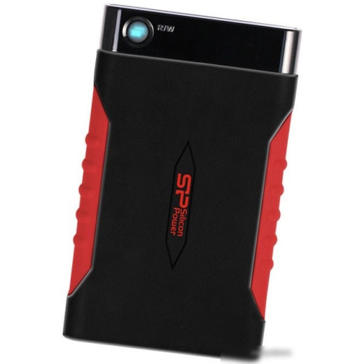Жесткий диск Silicon Power USB 3.0 2Tb SP020TBPHDA15S3L A15 Armor 2.5  черный/красный