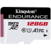 Флеш карта microSDXC 128Gb Class10 Kingston SDCE/128GB High Endurance w/o adapter