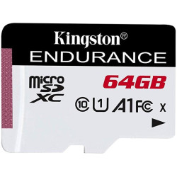 Флеш карта microSDXC 64Gb Class10 Kingston SDCE/64GB High Endurance w/o adapter