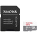 Флеш карта microSDXC 64Gb Class10 Sandisk SDSQUNR-064G-GN3MA Ultra + adapter