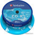 Диск CD-R Verbatim 700Mb 52x Cake Box (25шт) (43432)