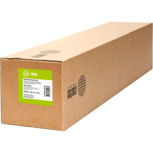 Холст Cactus CS-MC260-106730 42(A0+) 1067мм-30м/260г/м2/белый для струйной печати втулка:50.8мм (2)