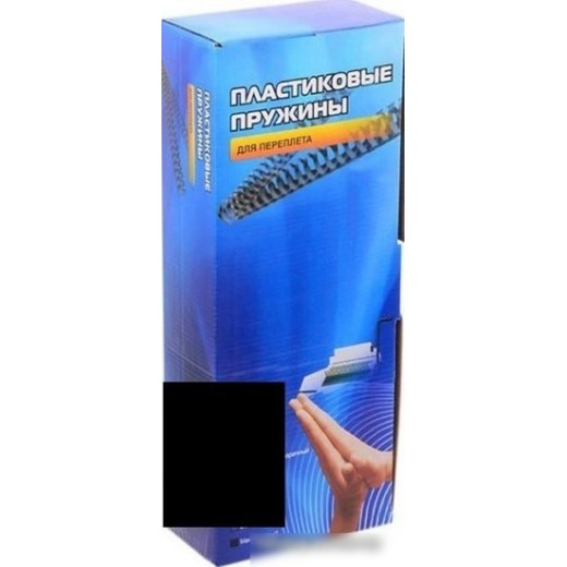 Пружина пластиковая OFFICE KIT Office Kit BP2020, 10мм, 51 - 70 листов, A4, 100, черный