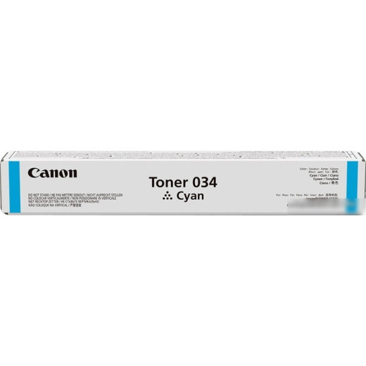 Тонер Canon 034 9453B001 голубой туба для копира iR C1225iF