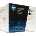 Двойная упаковка картриджей HP CE255XD, черный