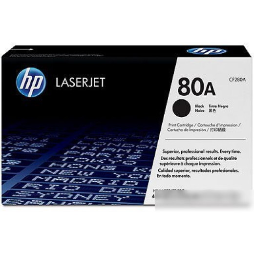 Картридж HP 80A, черный
