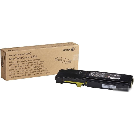 Тонер Картридж Xerox 106R02235 желтый для Phaser 6600/WorkCentre