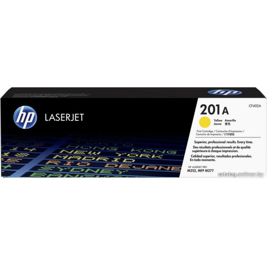 Тонер Картридж HP 201A CF402A желтый для HP CLJ Pro M252/M277 (1400стр.)