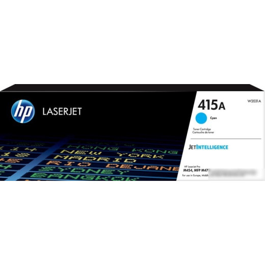 Картридж лазерный HP 415A W2031A голубой (2100стр.) для HP HP LJ M454/MFP M479