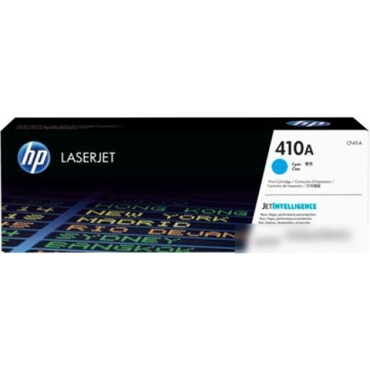 Картридж лазерный HP 410A CF411A голубой (2300стр.) для HP LJ Pro M452/M477